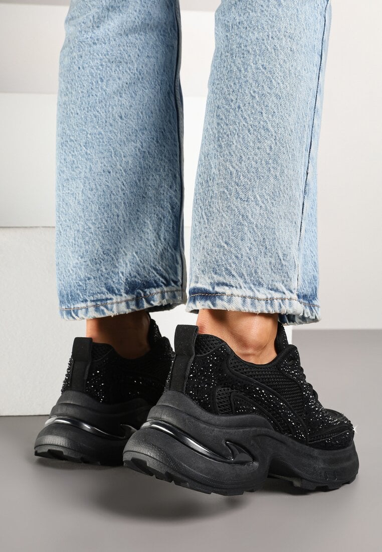 Glam Preto Sapatilhas