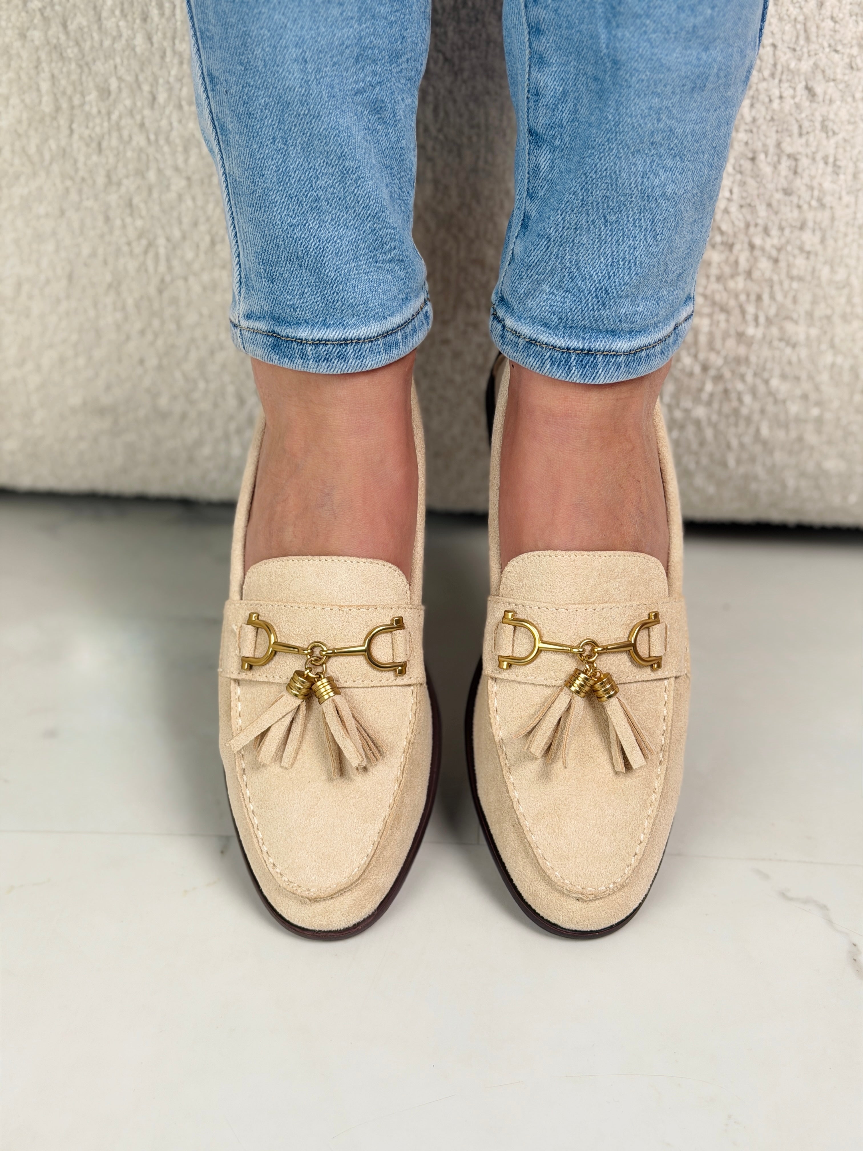 Nena Bege Mocassins