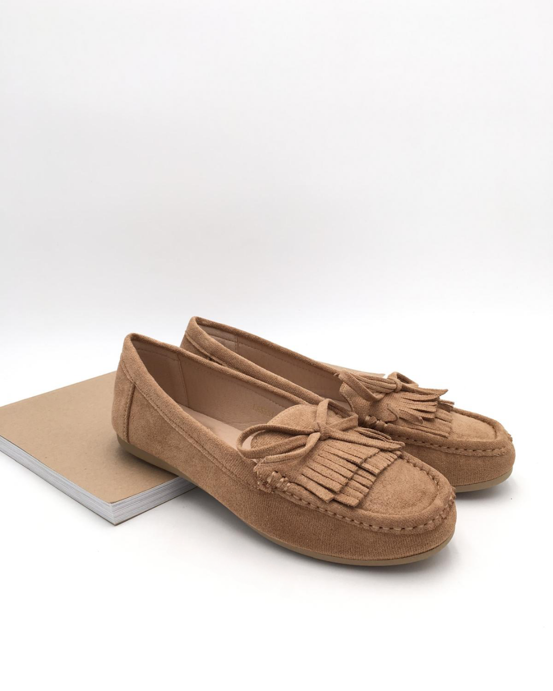 Fringle Caqui Mocassins