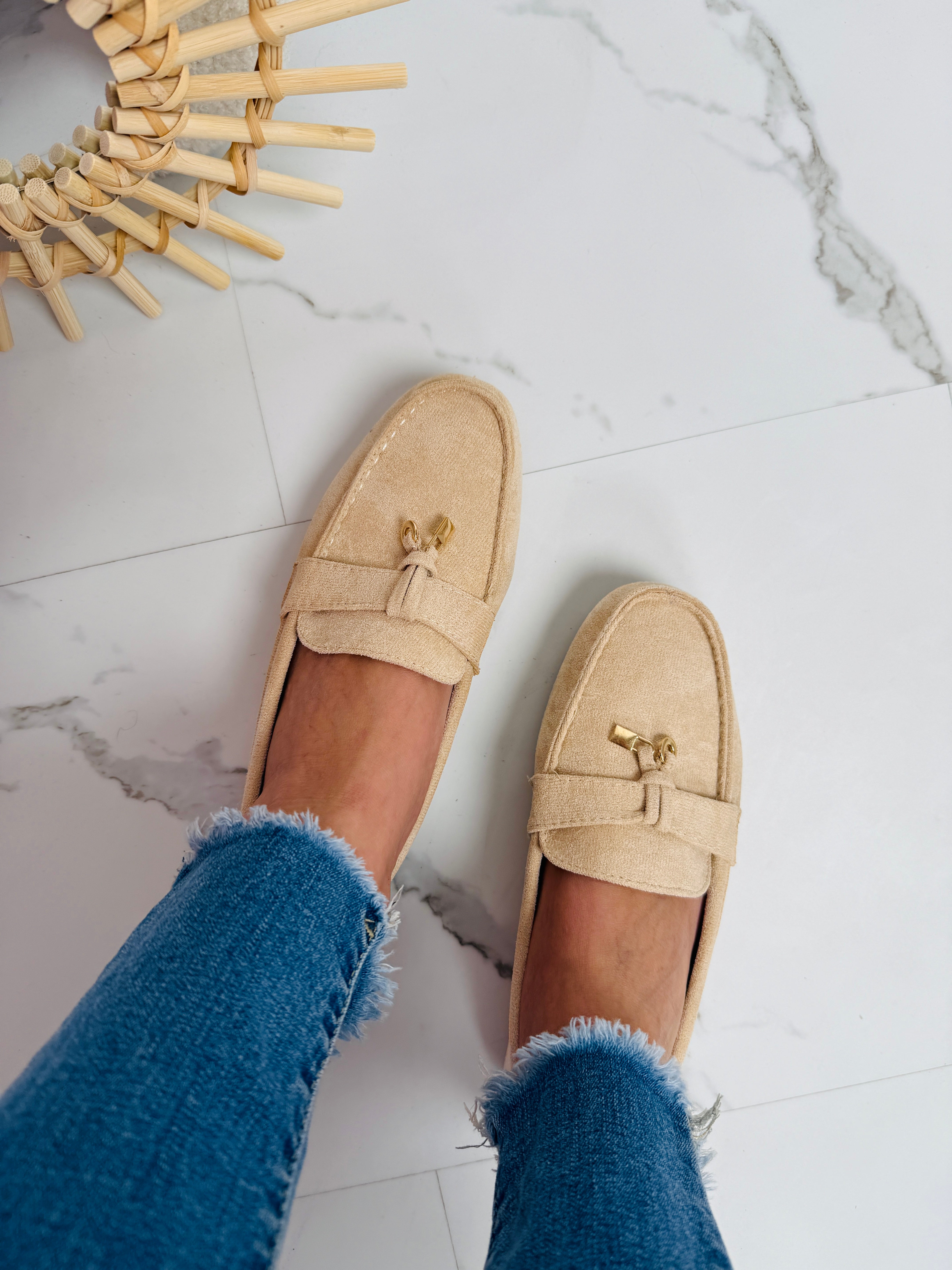 Gaby Bege Mocassins