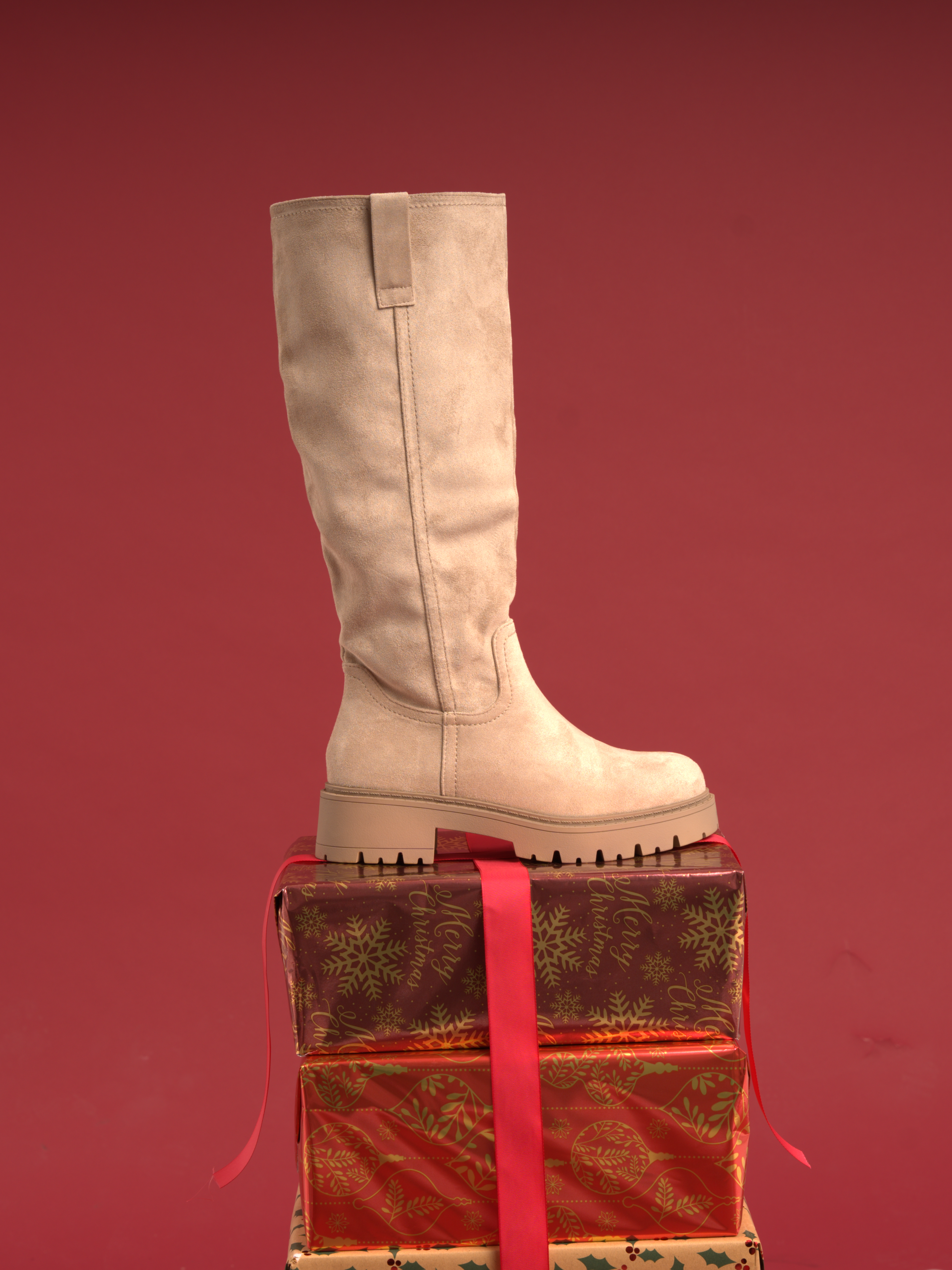 Elvira Bege Botas Altas