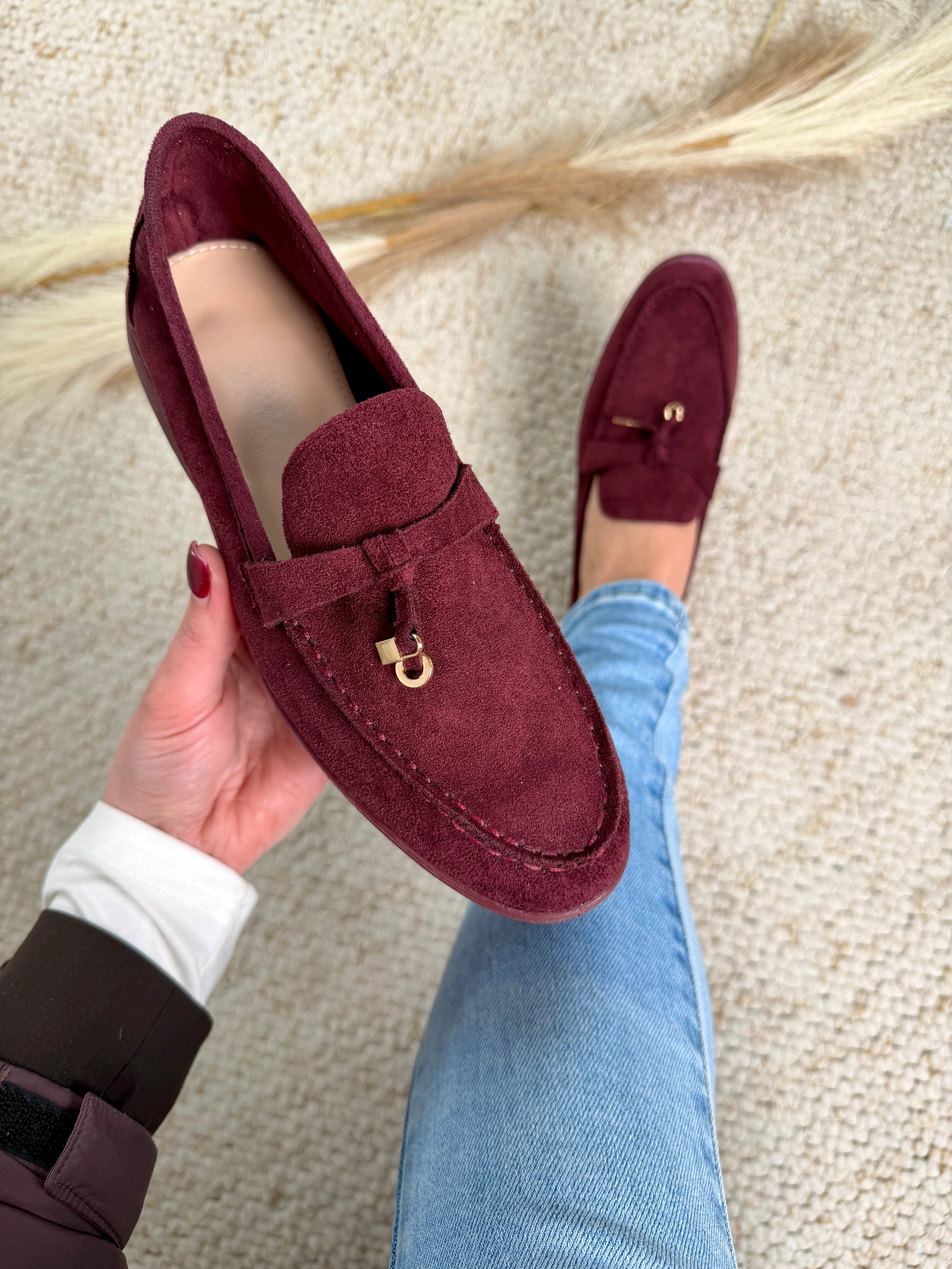 Lott Bordô Mocassins
