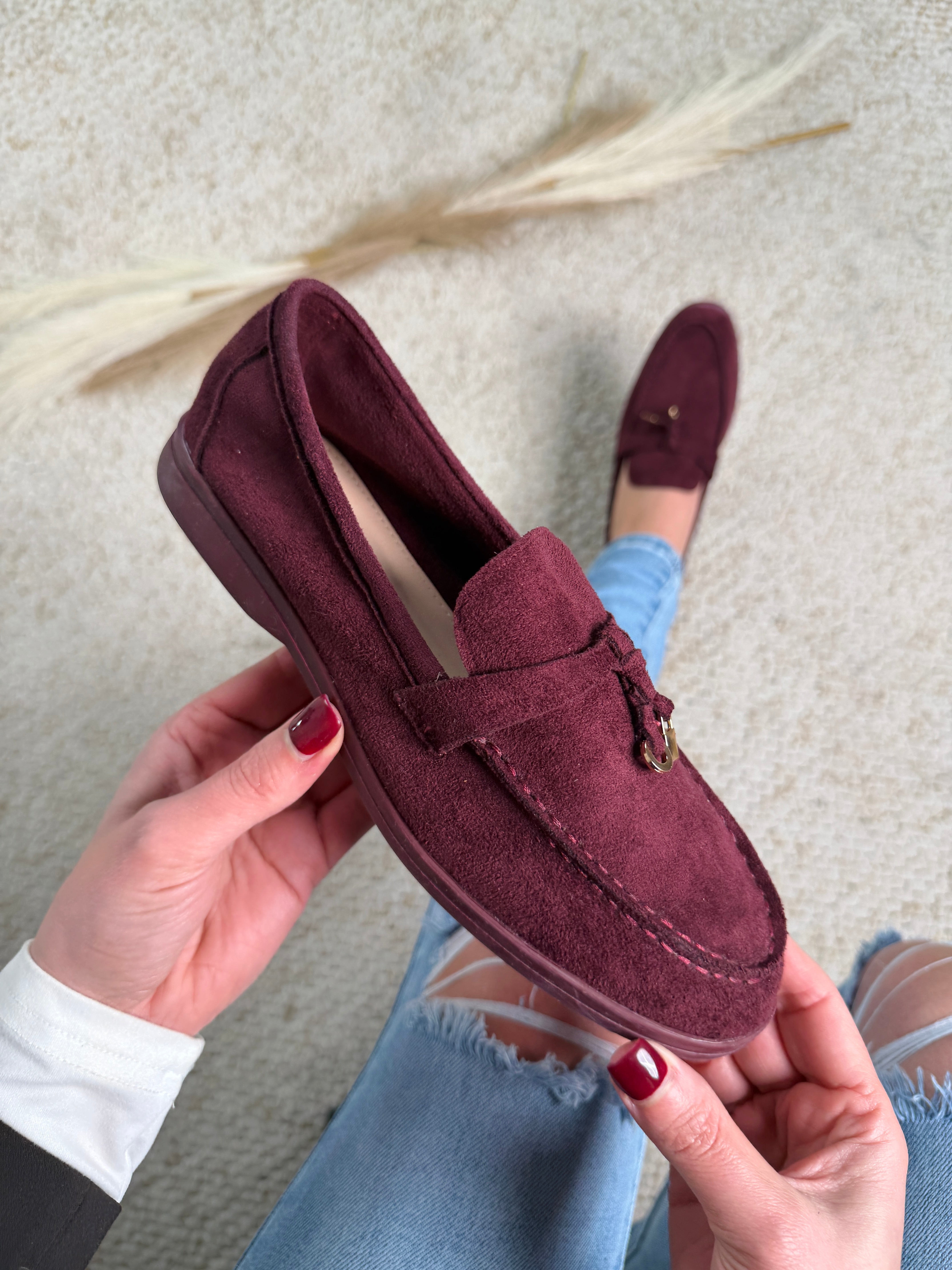 Lott Bordô Mocassins