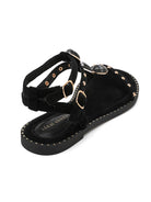 Triple Stone Preto Sandaal