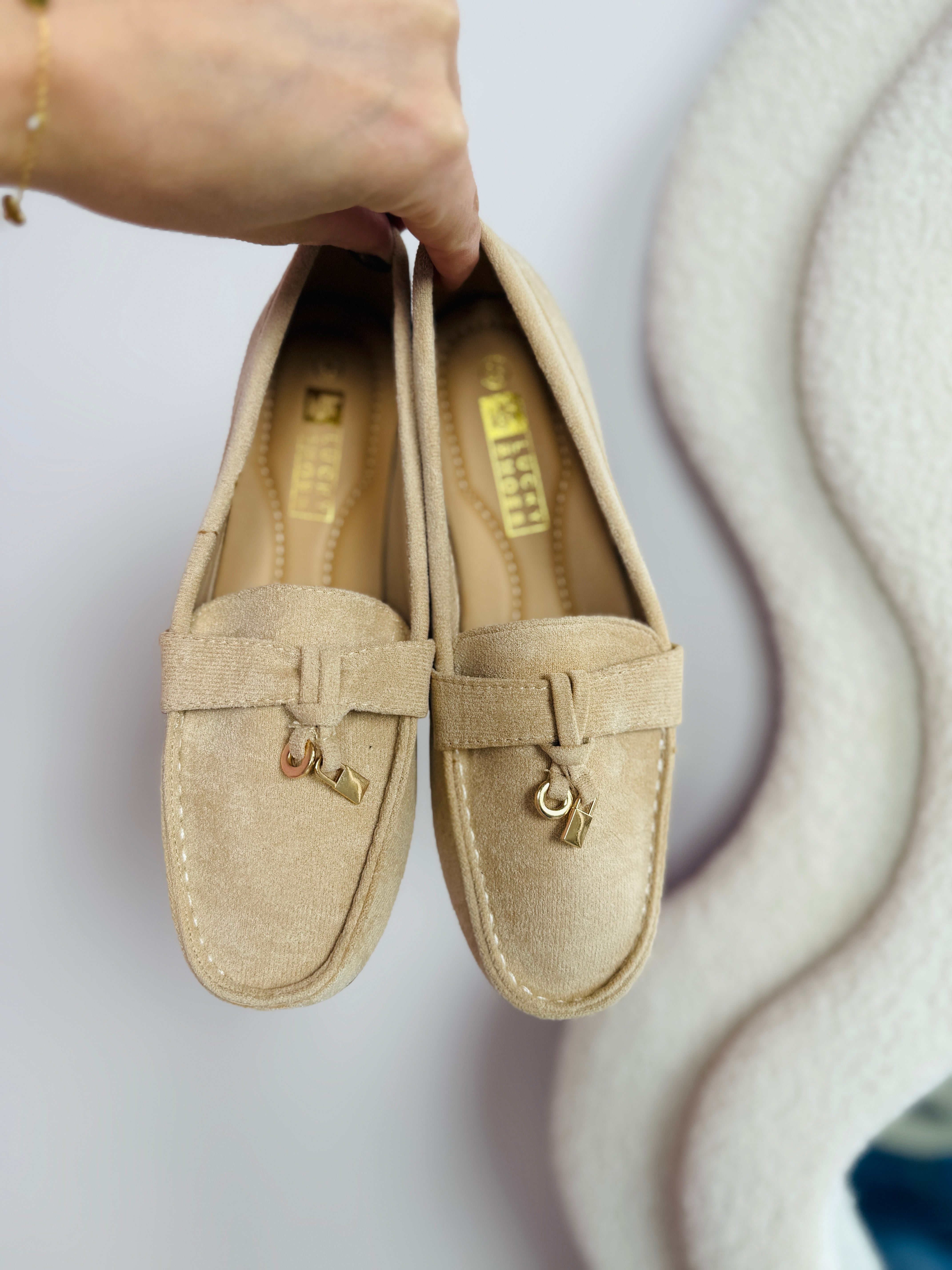 Gaby Bege Mocassins