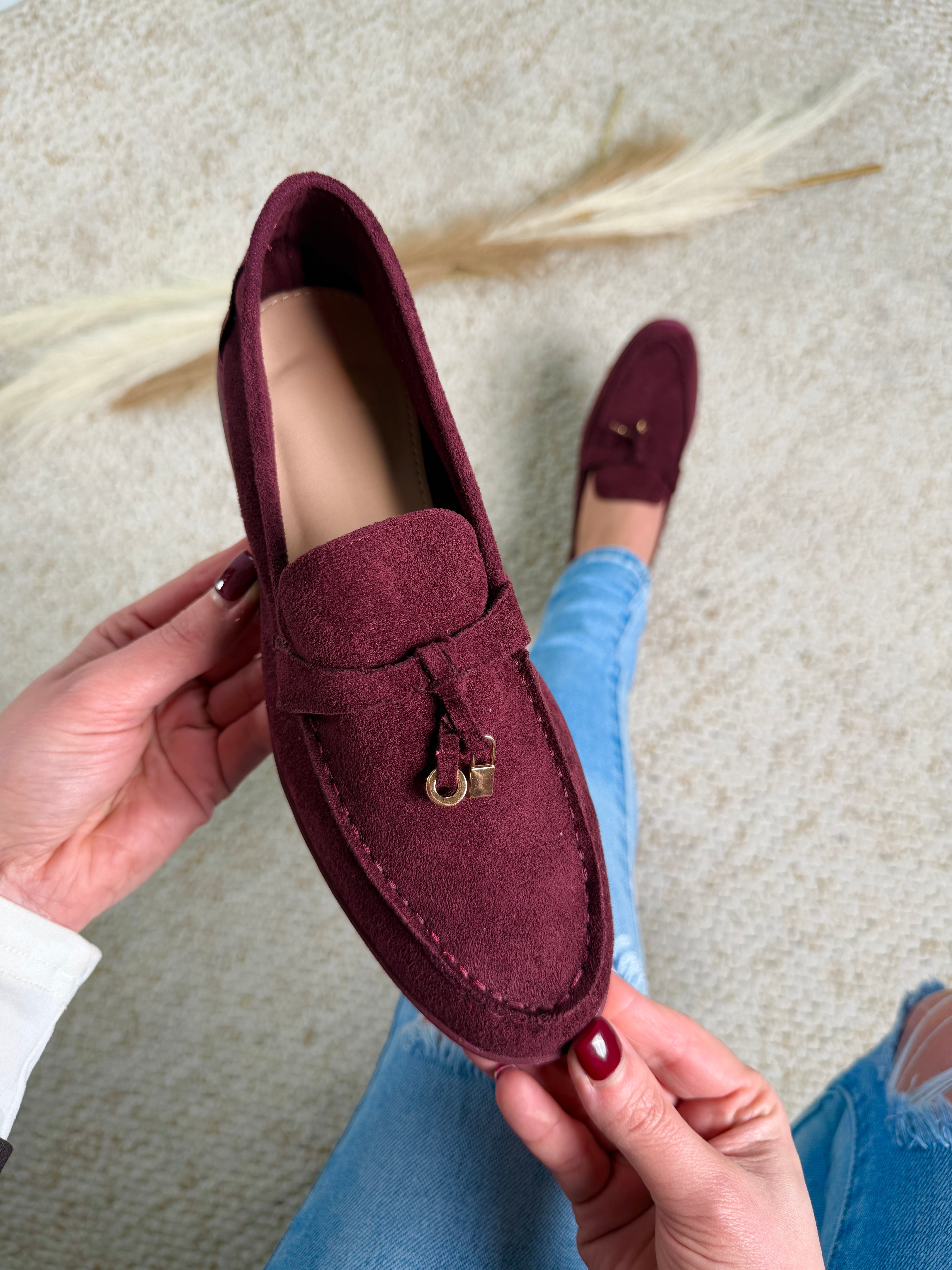 Lott Bordô Mocassins