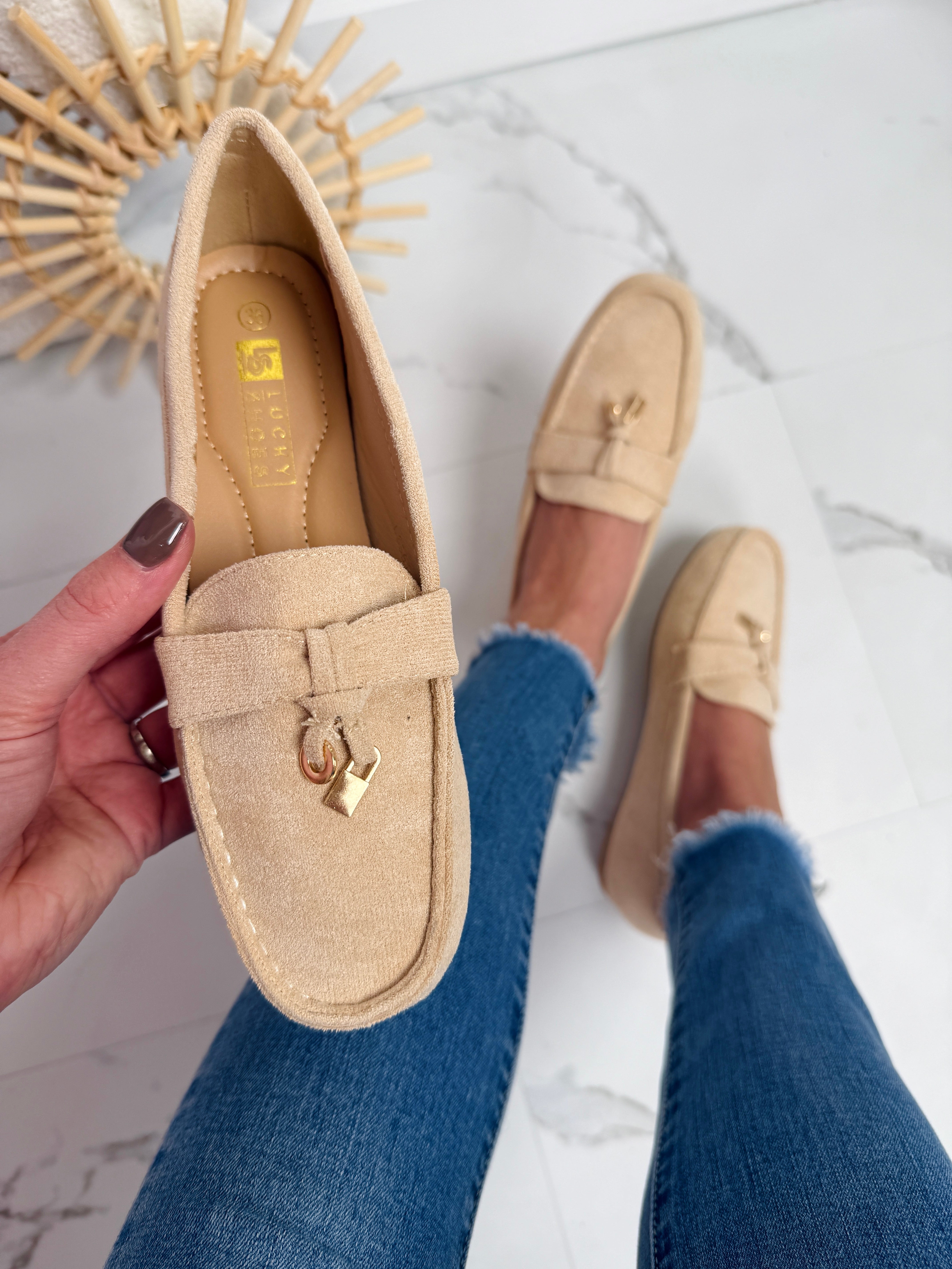 Gaby Bege Mocassins