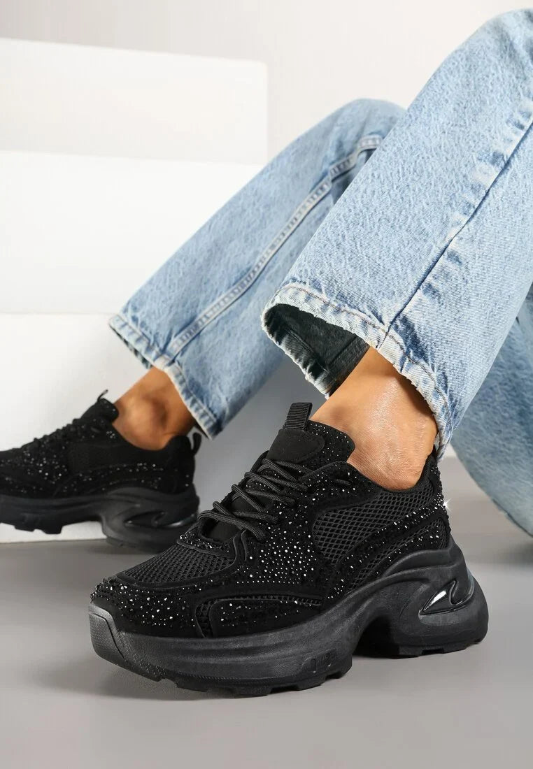 Glam Preto Sapatilhas