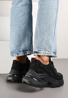 Glam Preto Sapatilhas