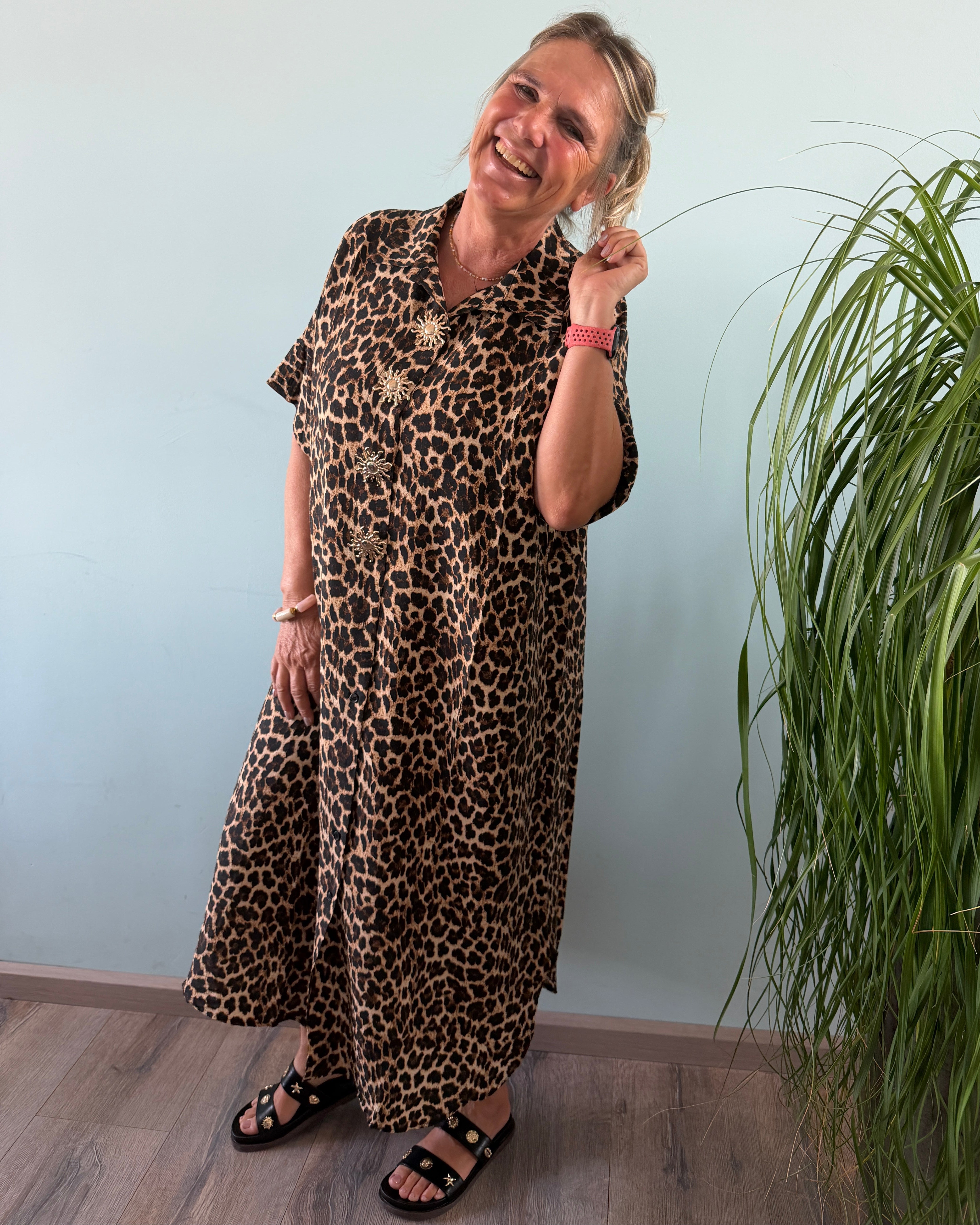 Leopardo Sun Vestido