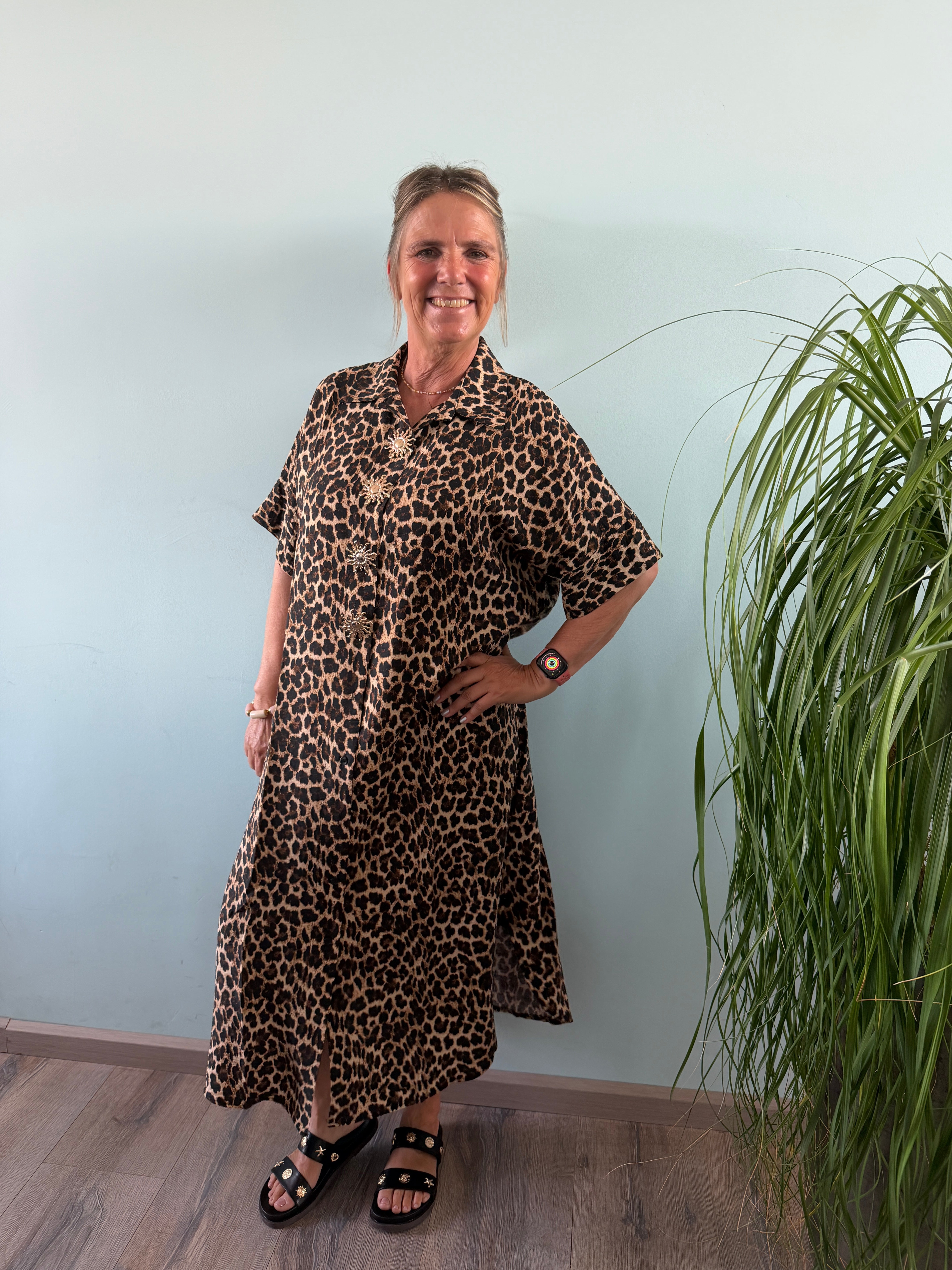Leopardo Sun Vestido