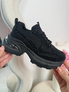 Glam Preto Sapatilhas
