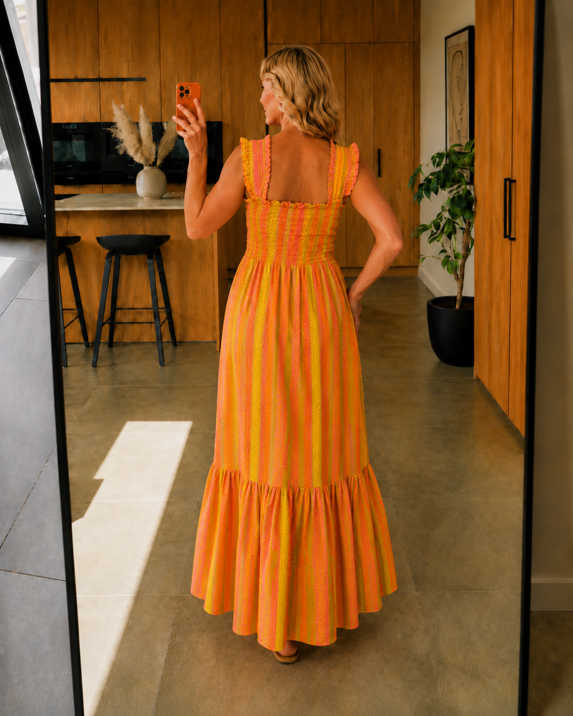 Iris Vestido Maxi - Yellow