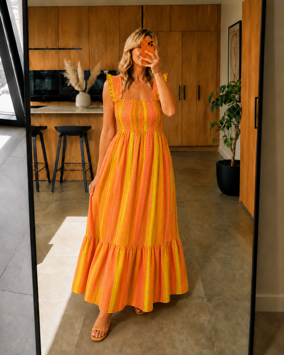 Iris Vestido Maxi - Yellow
