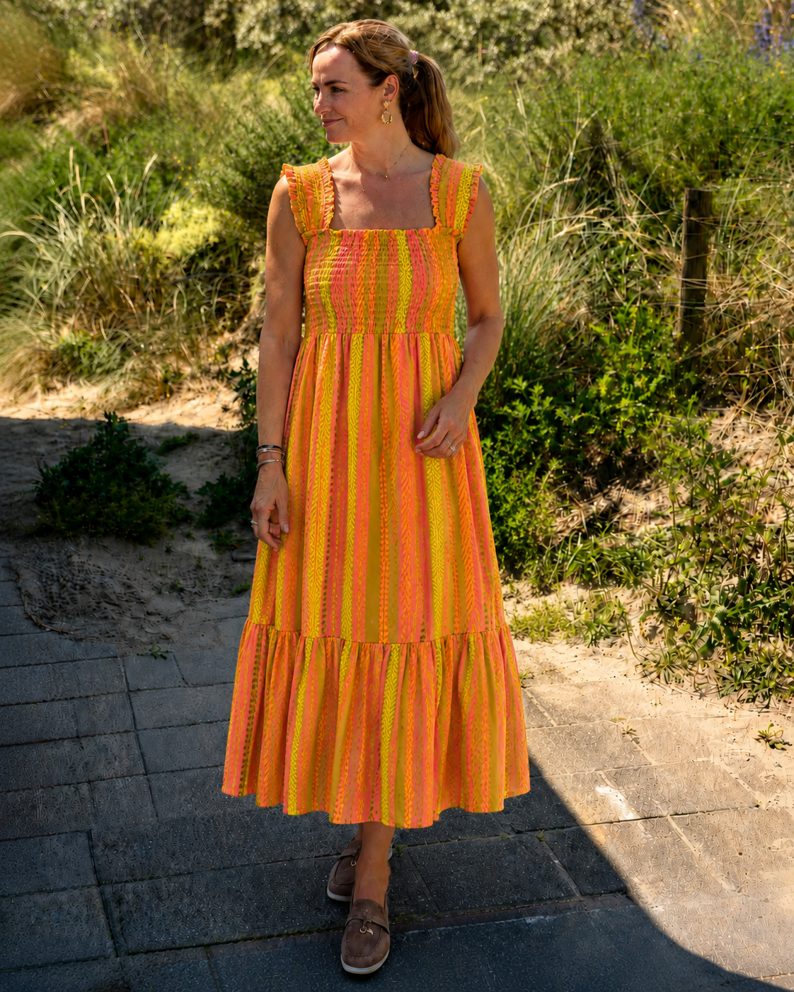 Iris Vestido Maxi - Yellow