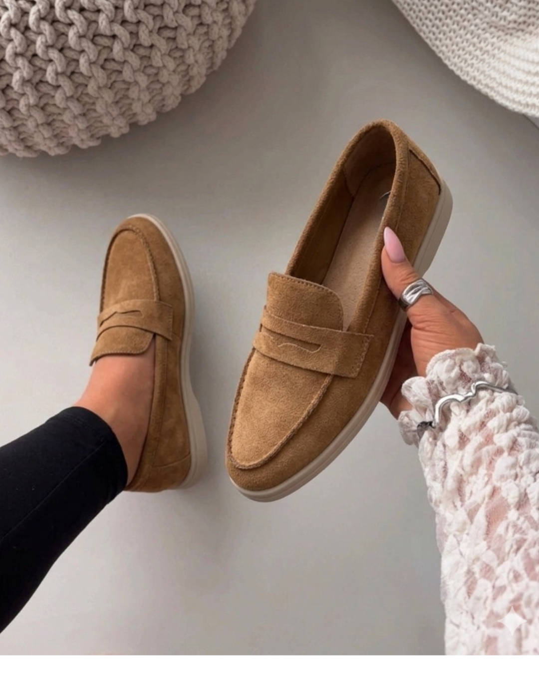 Jamy Camel Mocassins