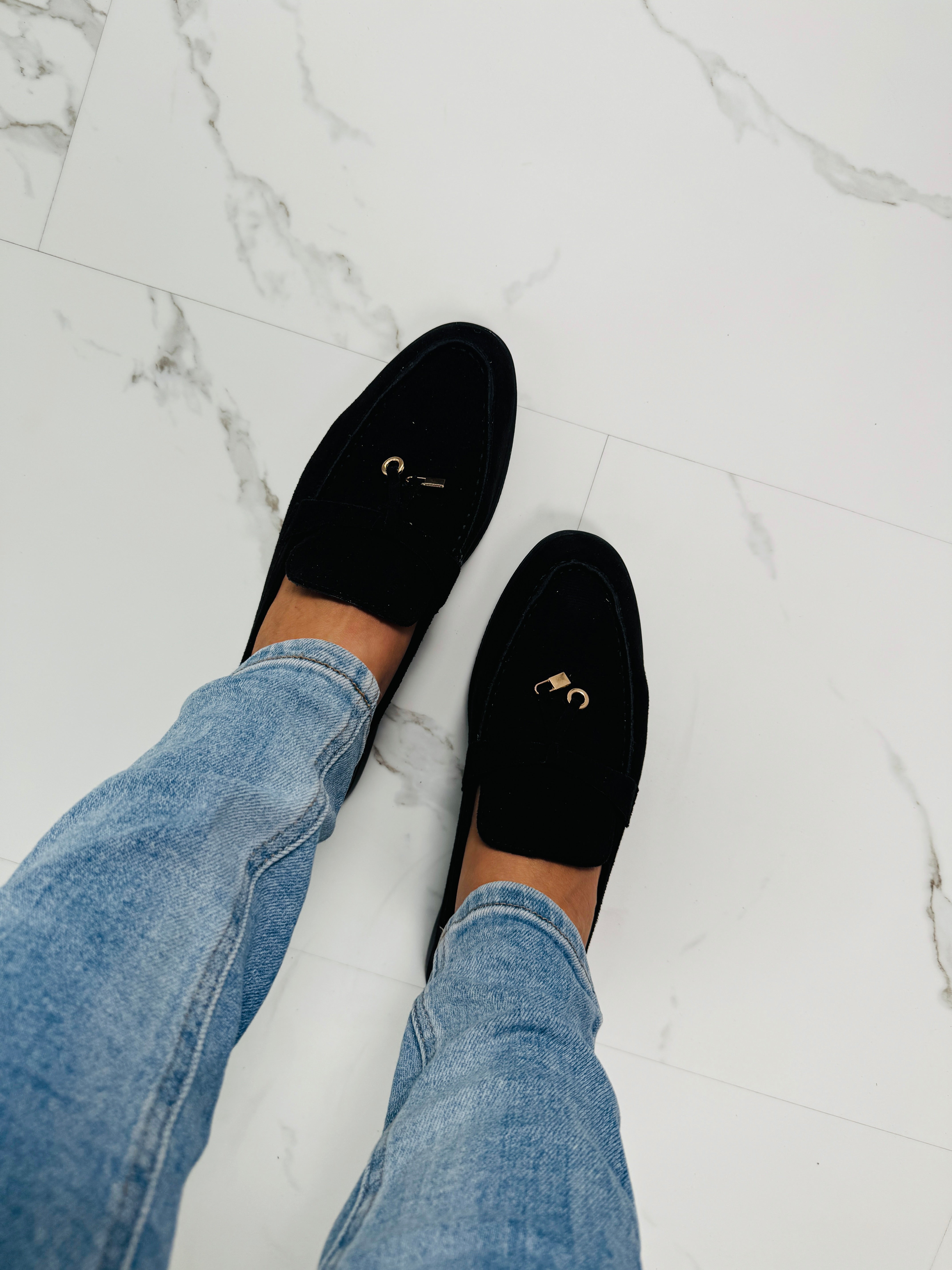 Lott Preto Mocassins