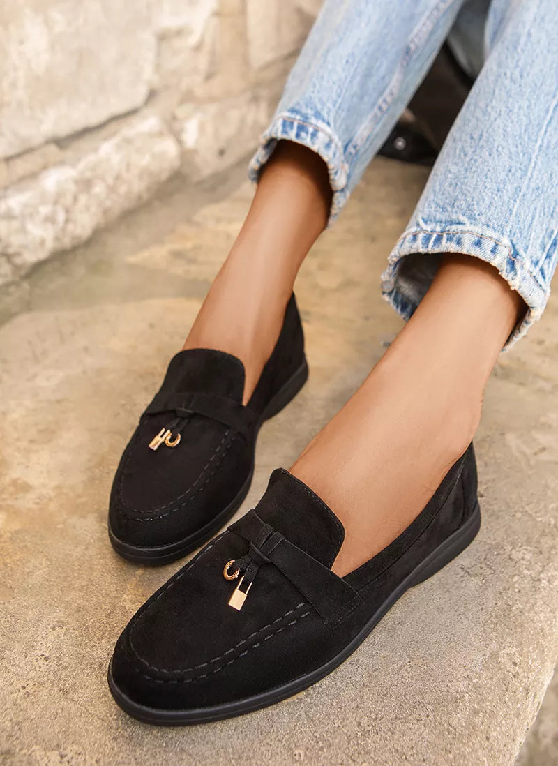 Lott Preto Mocassins