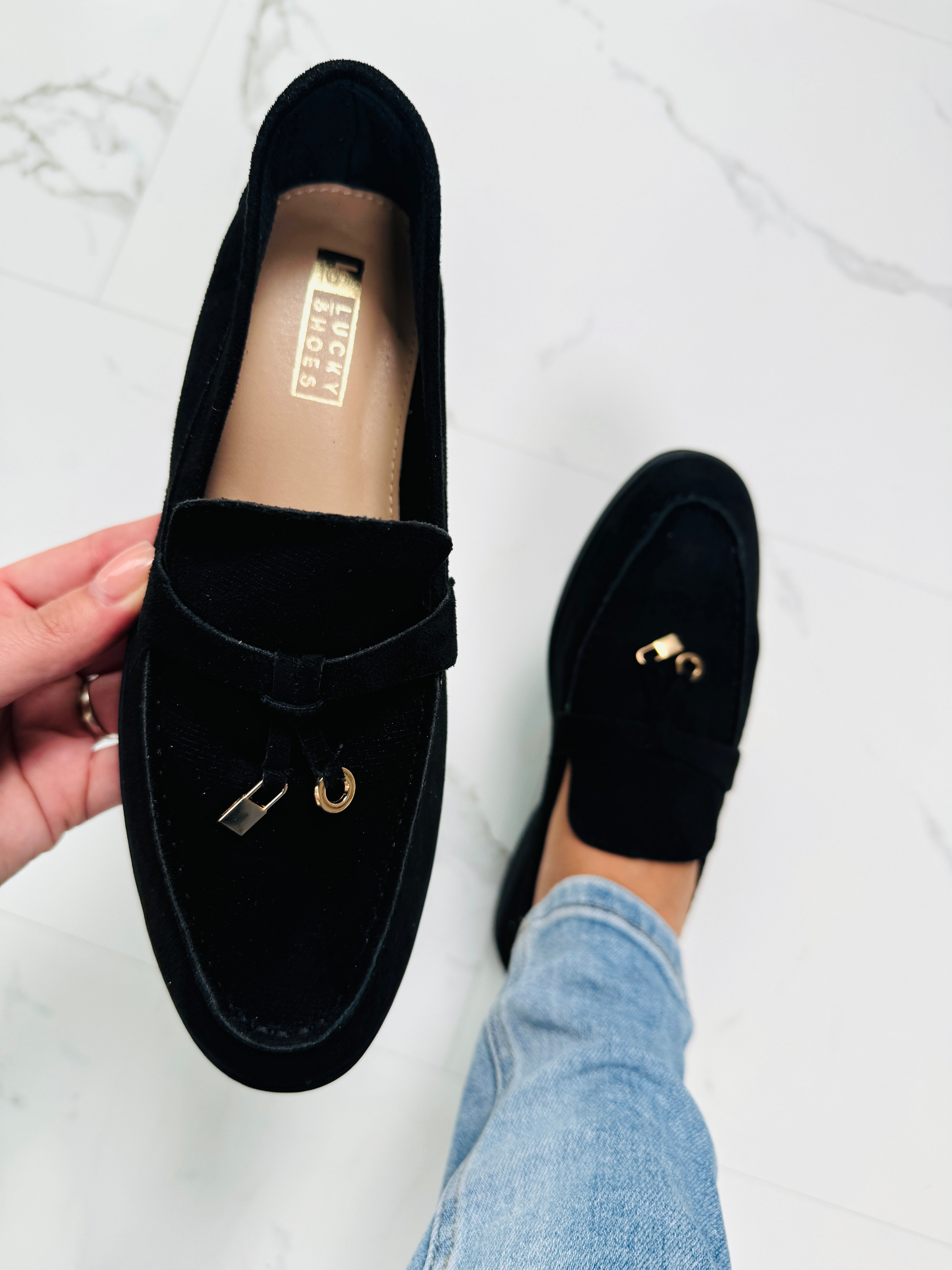 Lott Preto Mocassins