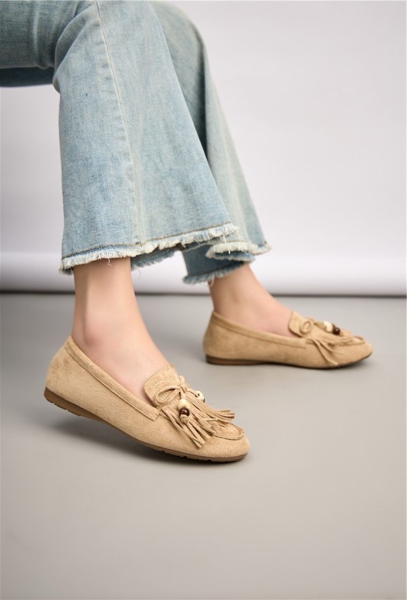 Mijas Taupe Mocassins