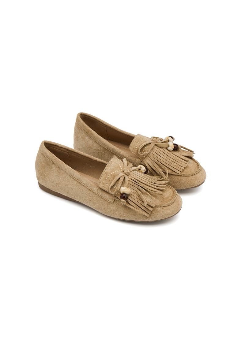 Mijas Taupe Mocassins