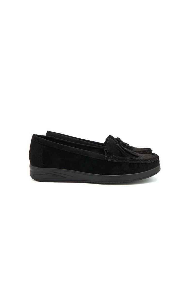 Ineke Preto Mocassins