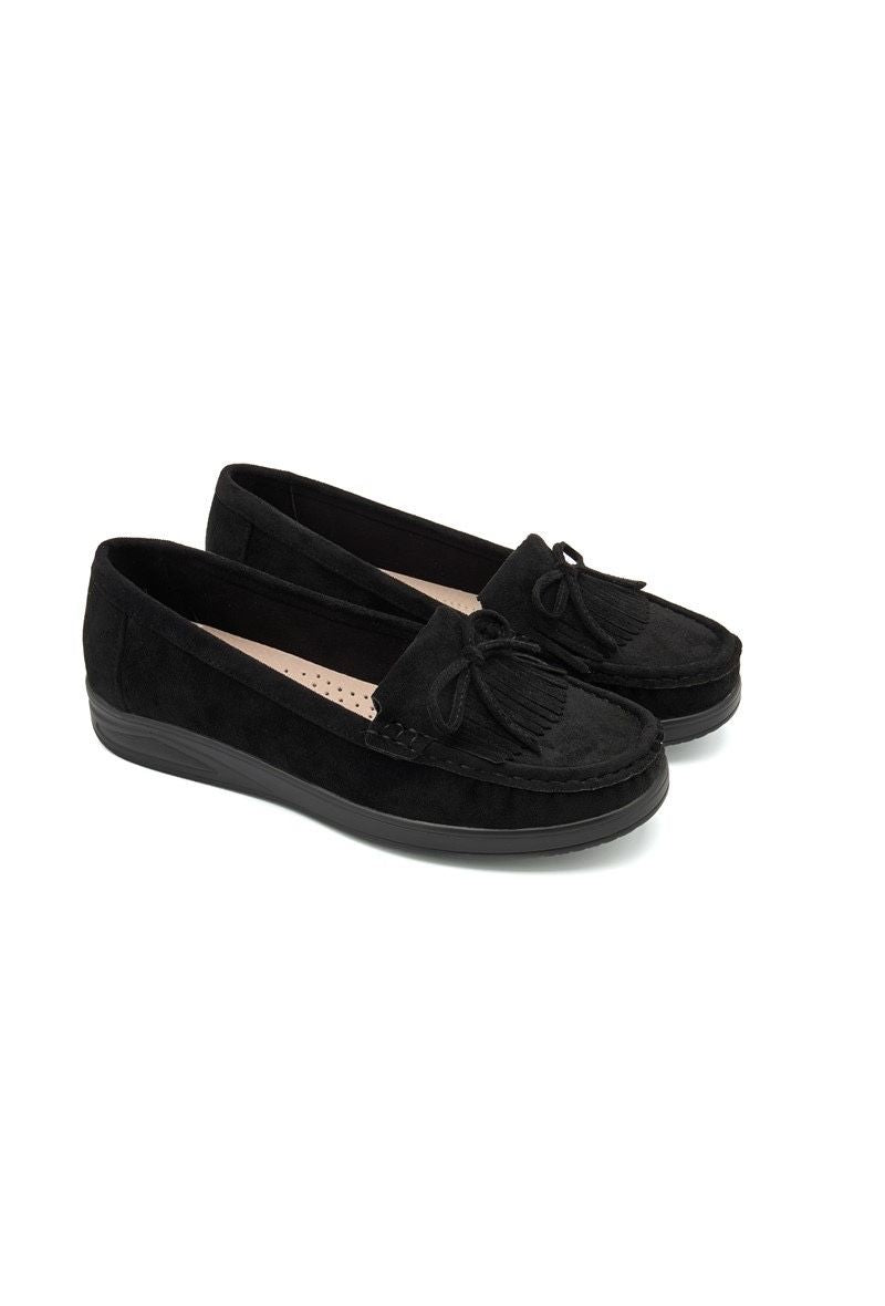 Ineke Preto Mocassins