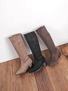 Pattern Botas Altas - Castanho