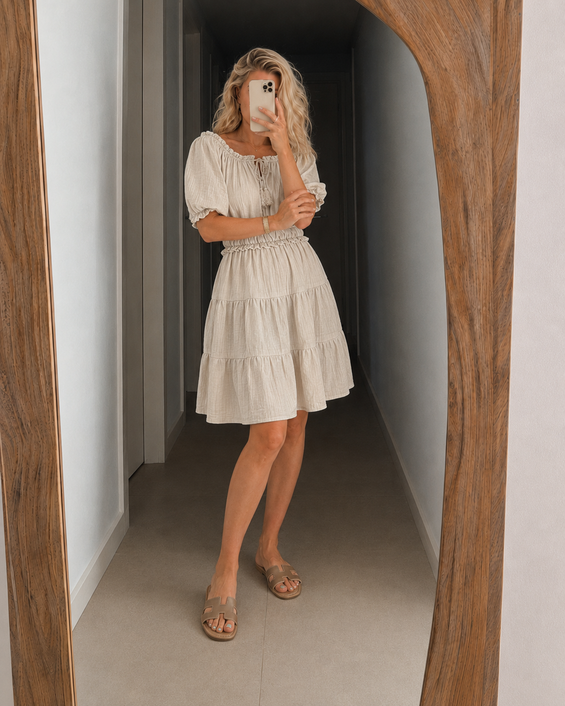 Mila Off-Shoulder Vestido