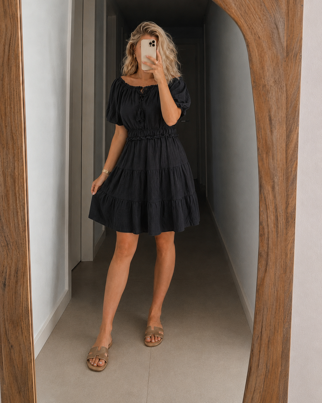 Mila Off-Shoulder Vestido