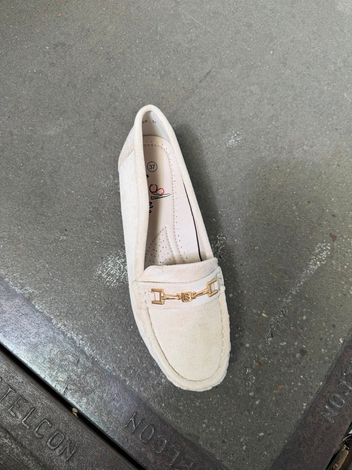 Marina Bege Mocassins