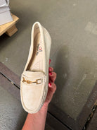 Marina Bege Mocassins