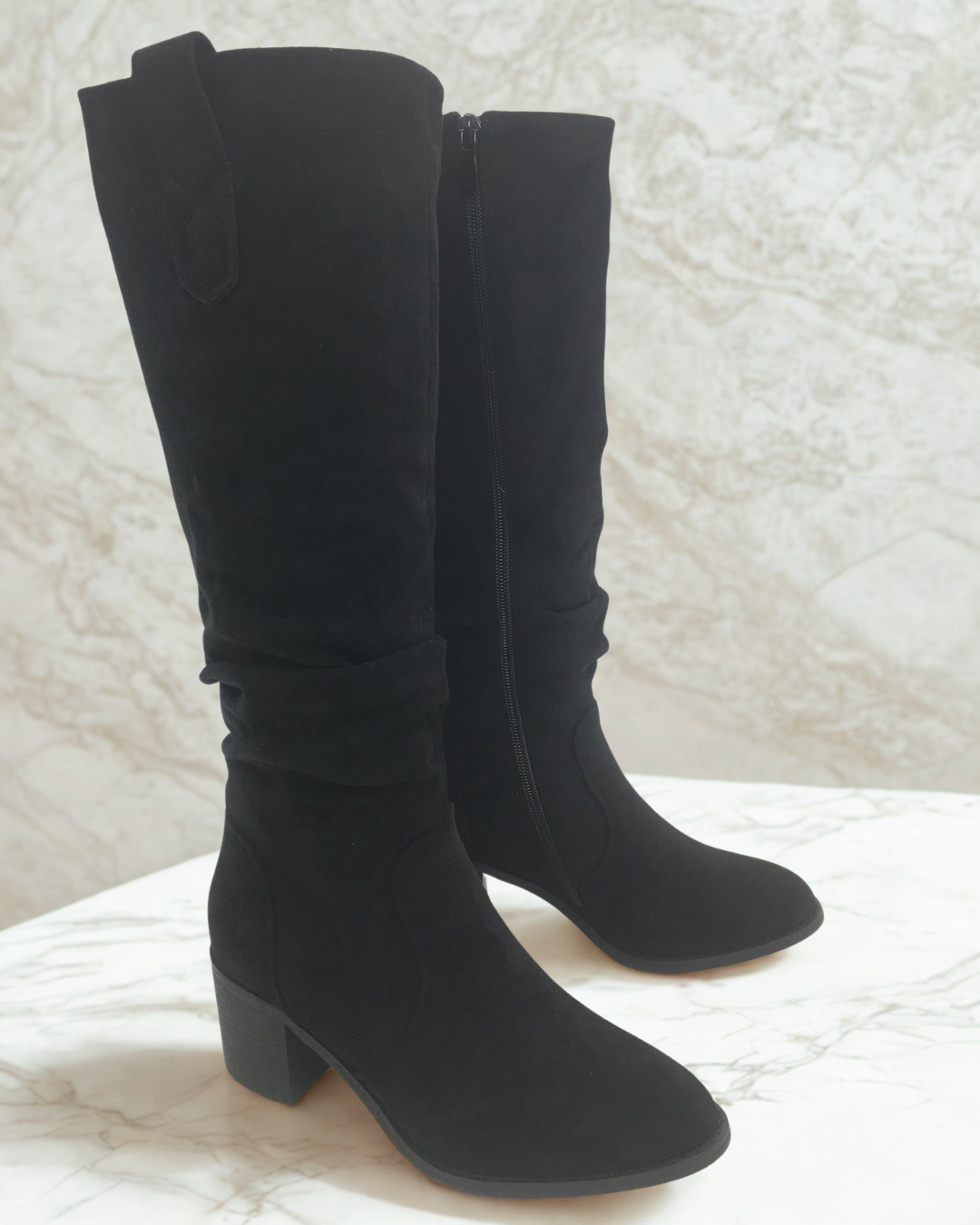 Margo Preto Botas Altas