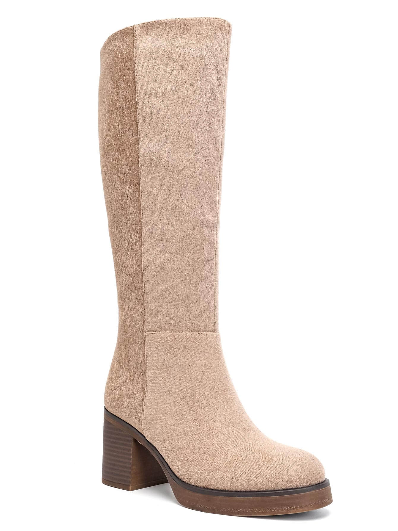 Maud Botas Altas - Taupe