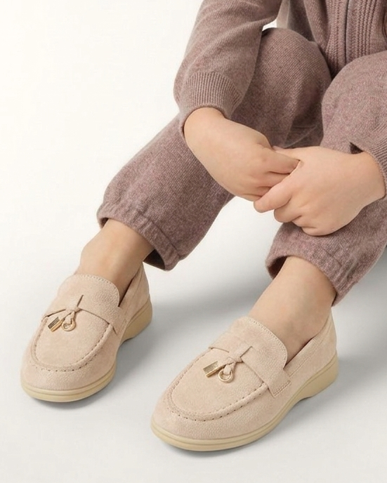 Mocassins de Criança Bege Mocassins